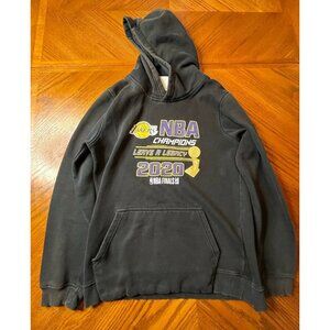 los angeles lakers hoodie 2020 kids size largs 14 16 black pullover kobe